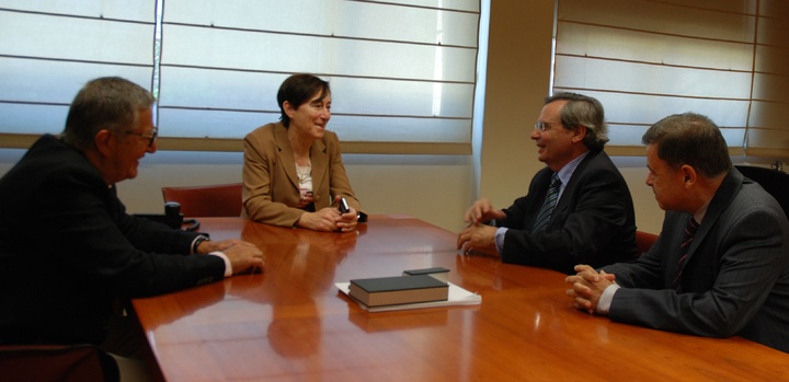 La consejera de Sanidad y Política Social, Catalina Lorenzo, se reúne con el director de la Organización Nacional de Trasplantes, el doctor Matesanz