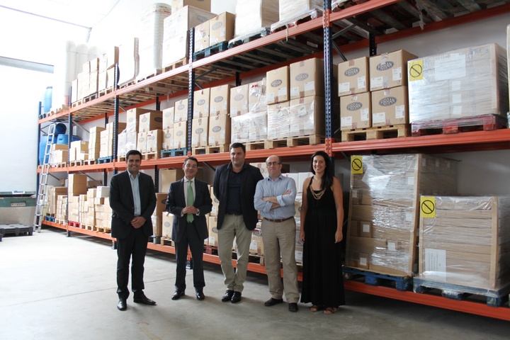 Visita a la empresa Copack Envases Activos SLU, situada en el Polígono Industrial Oeste