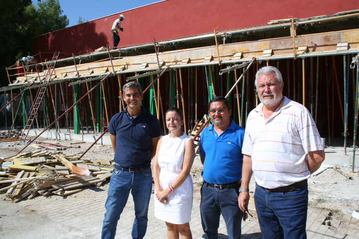 Visitas a las obras del IES Valle de Argos de Cehegín
