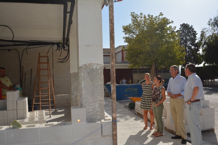 Visita obras colegio Villaespesa-Tercia de Lorca