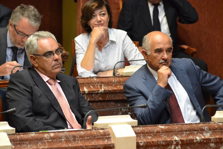 El presidente Alberto Garre en la Asamblea Regional