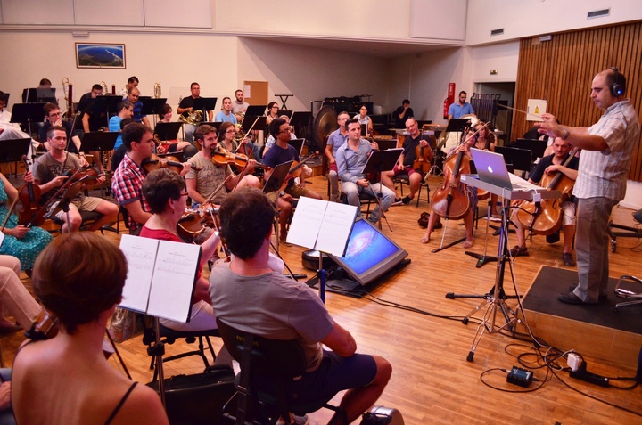 Ensayo de la Orquesta Sinfónica de la Región de Murcia (2)