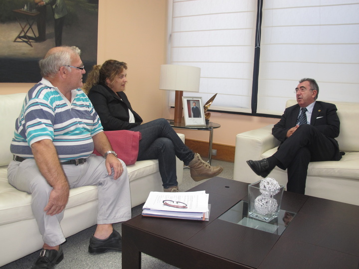 Reunión con el presidente de la Asociación de Vecinos sector Estación-Cartagena