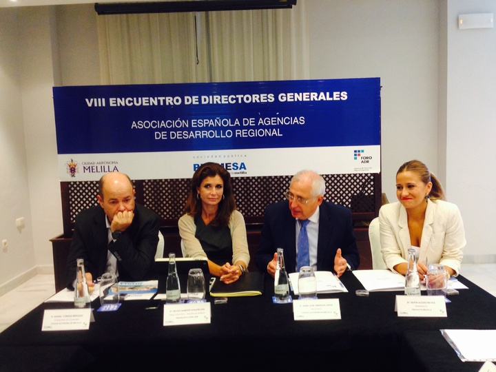La directora del Instituto de Fomento preside el VIII Encuentro de Directores Generales de la Asociación Española de Agencias de Desarrollo Regional