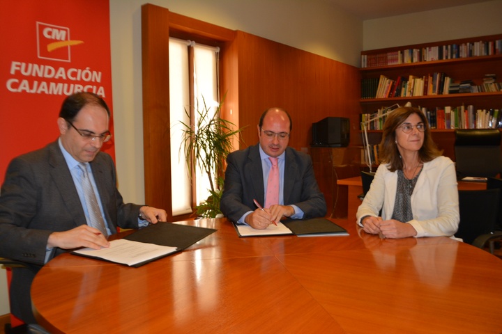 Cultura y Fundación Cajamurcia firman el acuerdo para el patrocinio de la OSRM