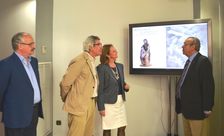 Imagen de la presentación de las exposiciones de Antonio Campillo en Granada
