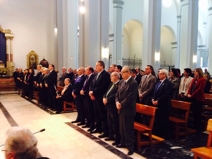 Los consejeros Francisco Bernabé y Pedro Antonio asisten a los actos organizados en honor a Santa Bárbara en La Unión