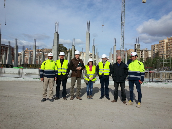Visita a las obras del IES Ros Giner de Lorca