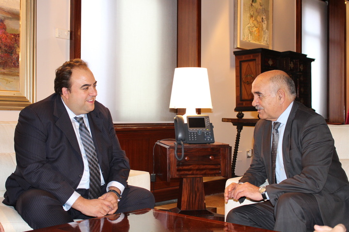 El jefe del Ejecutivo regional recibe al nuevo presidente de la Cámara de Comercio e Industria de Lorca.II