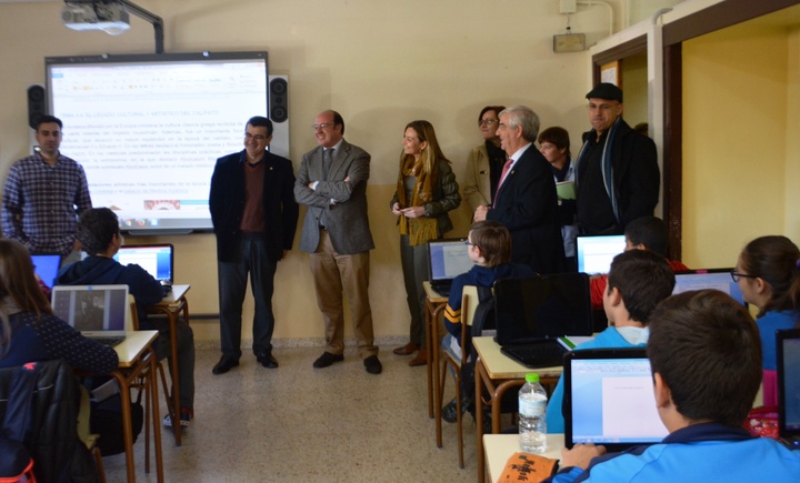 Visita del consejero de Educación al IES Infanta Elena de Jumilla