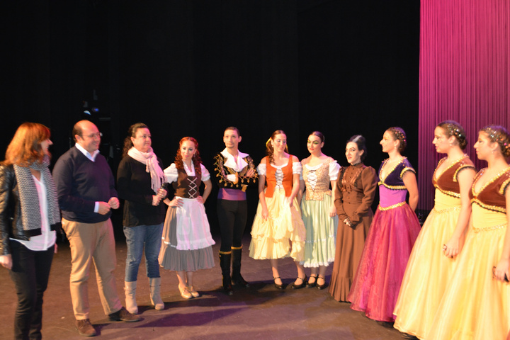 Visita a los actores de 'La Cenicienta'