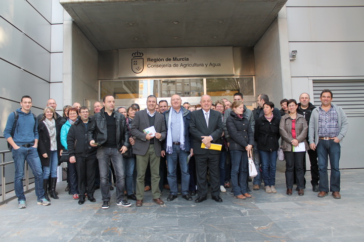 Una delegación de agricultores de Alsacia visita la Región
