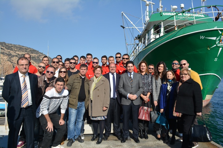 El buque 'Ciudad de Cartagena' para la formación práctica de los alumnos de la familia Marítimo-Pesquera de FP