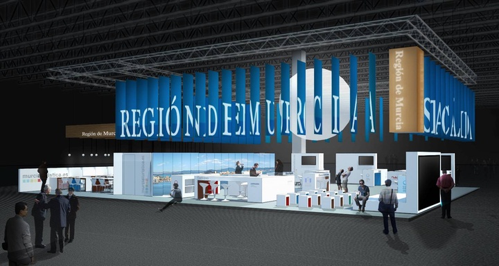 Imagen del stand de la Región de Murcia en Fitur