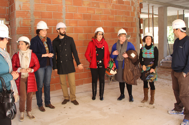 Visita a las obras del colegio Asunción Jordán de Puerto Lumbreras