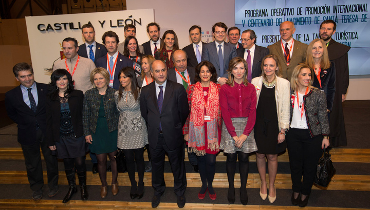 Juan Carlos Ruiz en el encuentro de ciudades teresianas que tuvo lugar en Fitur