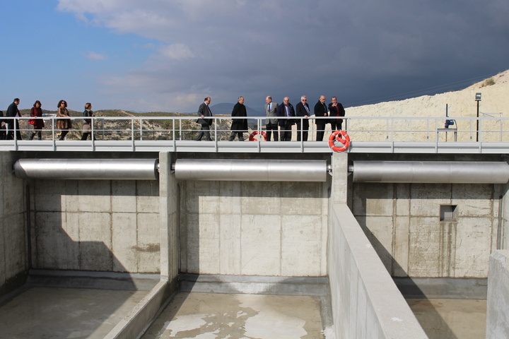 Inauguración del nuevo tanque de tormentas y pretratamiento de la Estación Depuradora de Aguas Residuales (EDAR) de Abanilla (4)