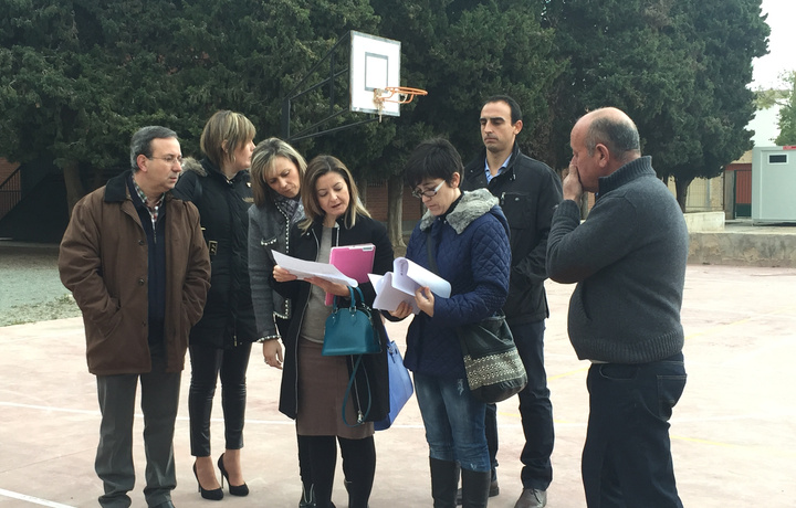 Visita al colegio Virgen de los Dolores de Torre Pacheco