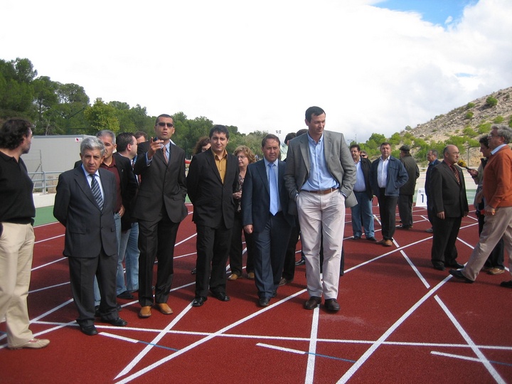Inauguración de la pista de atletismo de Yecla