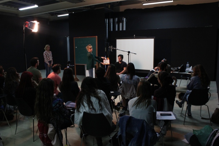 'Taller de interpretación ante la cámara'