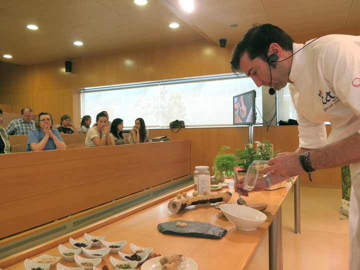 Taller sobre plantas aromáticas y medicinales en el CCT (Centro de Cualificación Turística)