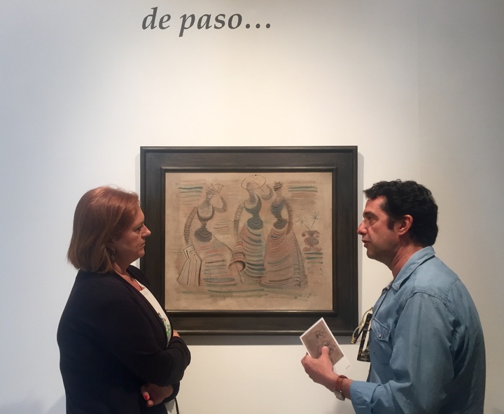El cuadro 'Tres mujeres' de Ramón Gaya en el Mubam
