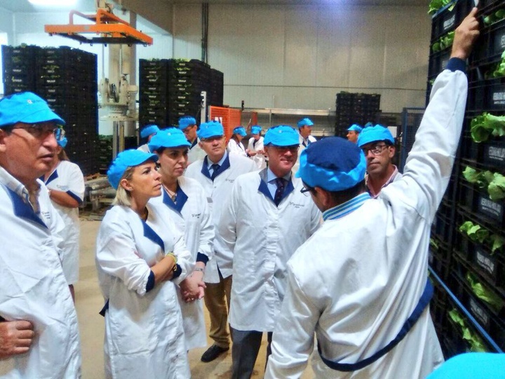 Visita a la empresa Grupo Lucas para informar de la prevención de los golpes de calor