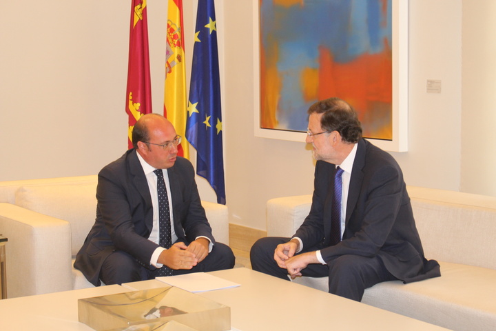 Reunión del presidente de la Comunidad con Mariano Rajoy