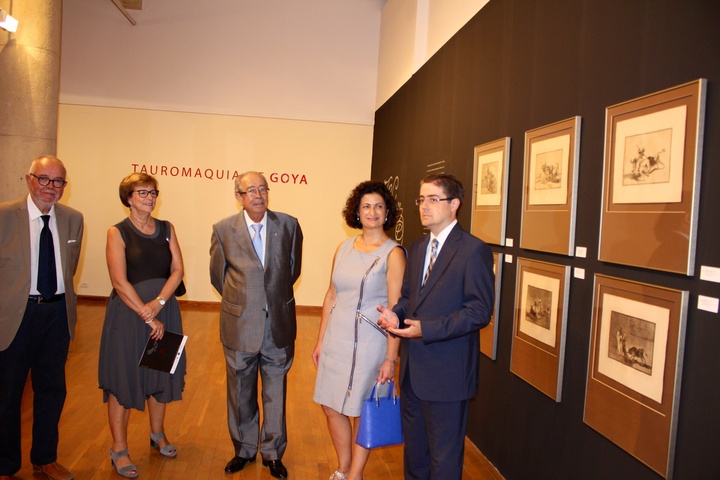 Inauguración de la exposición de grabados 'Tauromaquia de Goya'