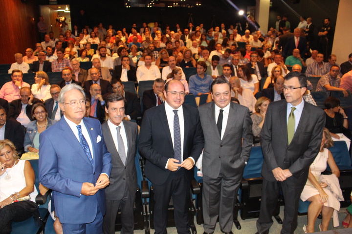 El presidente de la Comunidad, Pedro Antonio Sánchez, pronunció hoy el pregón de la Feria Taurina de Murcia 2015