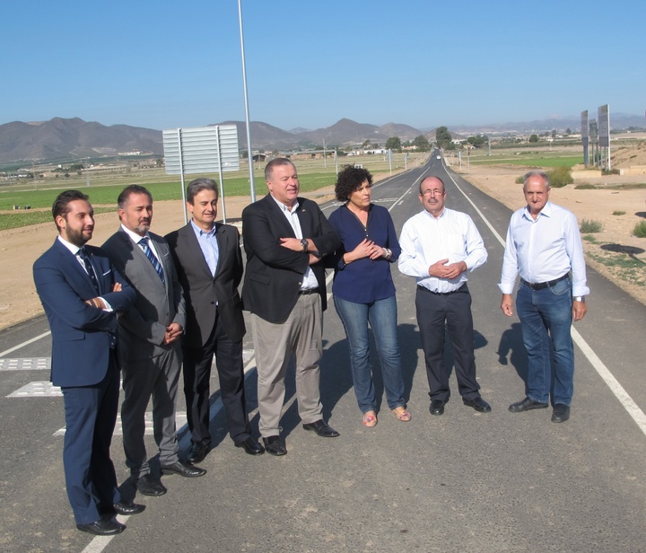 Inauguración de la carretera RM-D19
