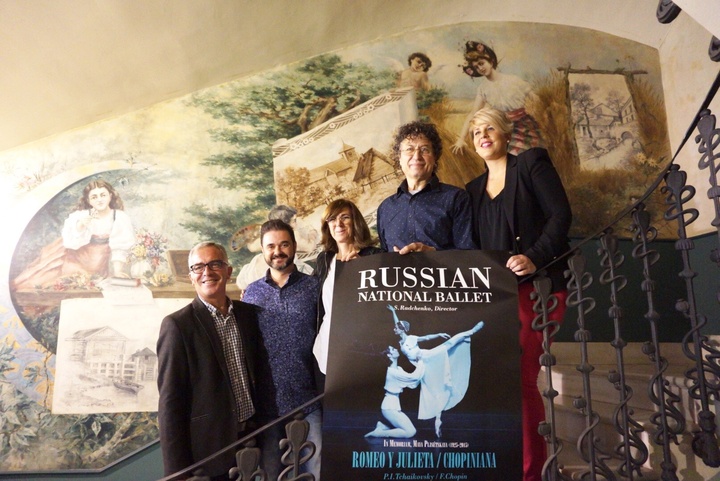 Presentación de la actuación del Ballet Nacional Ruso