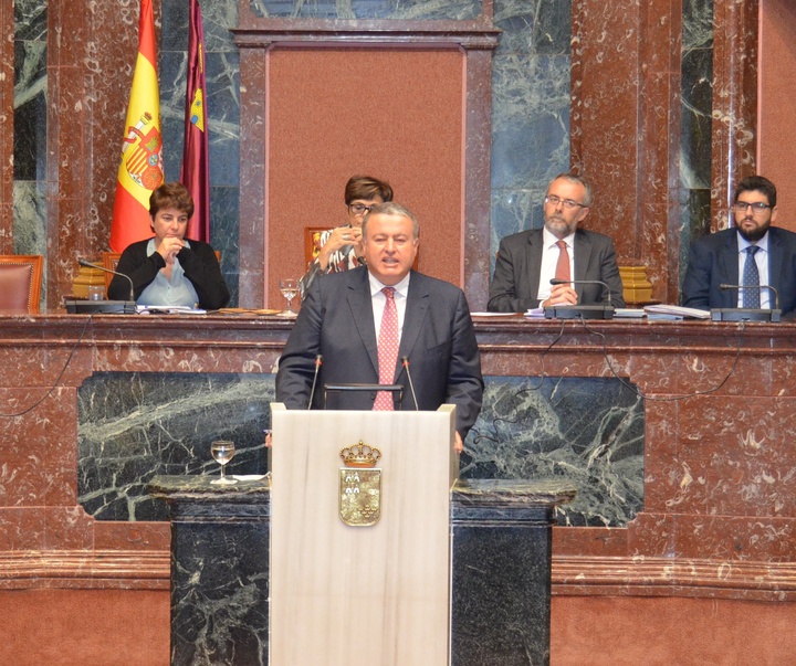 Francisco Bernabé comparece en la Asamblea Regional