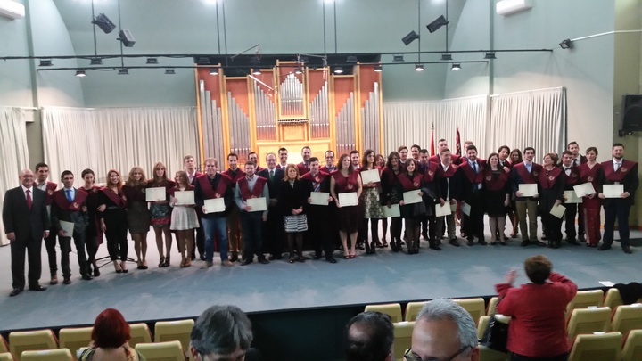 Graduación de los alumnos del Conservatorio Superior de Música