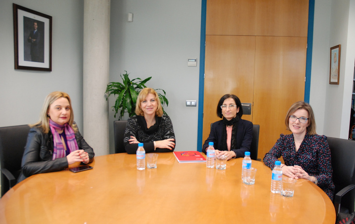 Violante Tomás se reúne con los miembros de FADE, Fundación de Ayuda al Desarrollo de la Educación