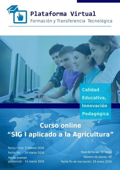 Curso online "SIG I aplicado a la Agricultura"