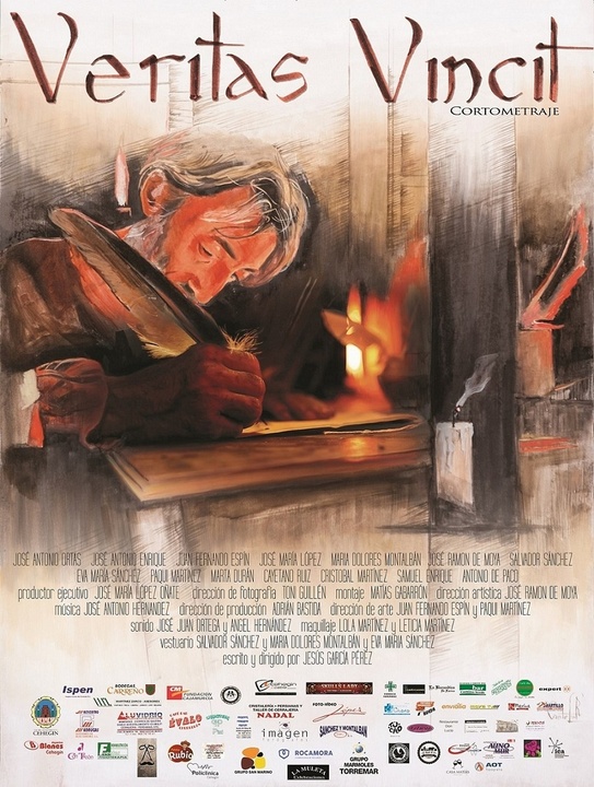 Cartel del cortometraje 'Veritas Vincit'
