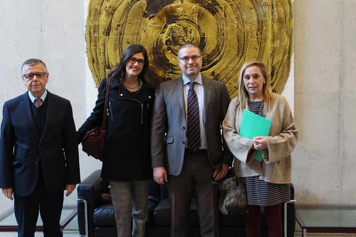 Secretaria General de la Consejería de Hacienda y Administración Pública, junto con los directores de Informática y de Función Pública