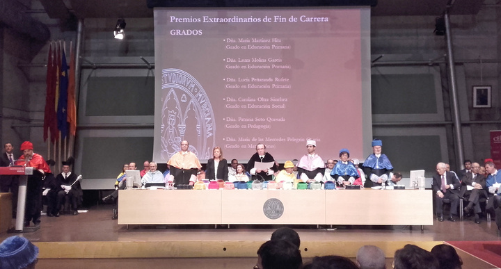 Acto académico con motivo de la festividad de Santo Tomás de Aquino celebrado en la Universidad de Murcia (UMU)