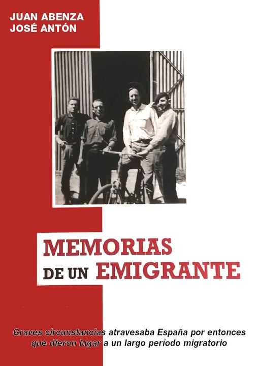 Portada del libro 'Memorias de un emigrante' que se presenta en la Biblioteca