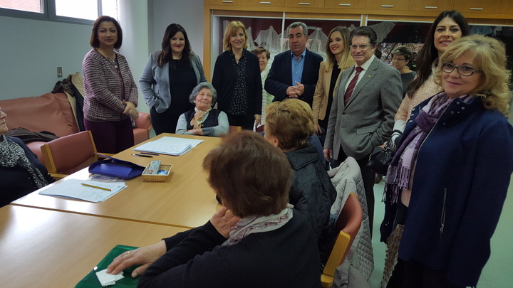 Visita al Centro Social de mayores de Lorca