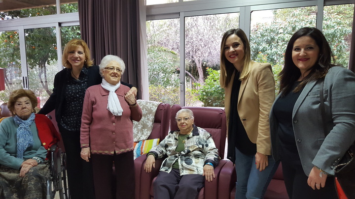 Visita a la residencia Domingo Sastre