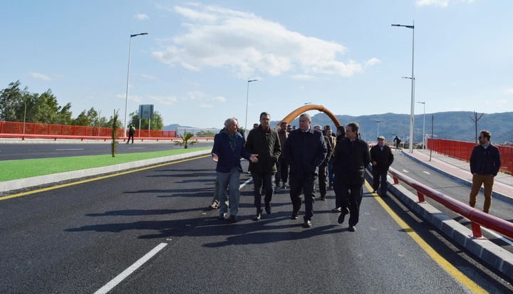 Inauguración de dos tramos de la Costera Sur de Murcia