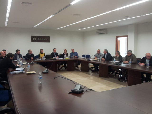 Reunión con empresarios de la comarca de Lorca/