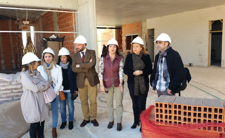 Visita a las obras de ampliación del CEIP Virgen de Guadalupe de Murcia
