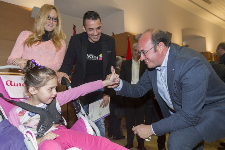 El jefe del Ejecutivo regional, Pedro Antonio Sánchez, preside el acto conmemorativo del Día Mundial de las Enfermedades Raras (1)