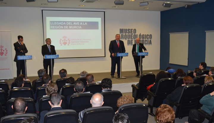 Presentación del vídeo del soterrameinto de las vías del AVE, Alta Velocidad de España