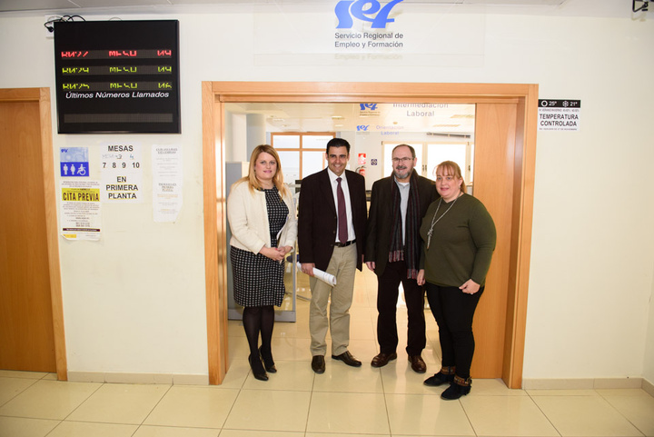El SEF destina cerca de  300.000 euros a Mazarrón para actuaciones de empleo y formación en el municipio