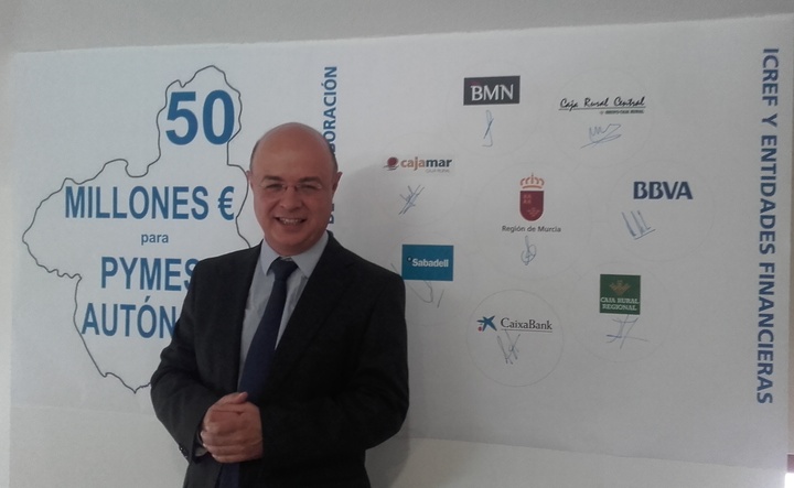 Firma convenio entre ICREF (Instituto de Crédito y Finanzas de la Región de Murcia) y entidades financieras.II