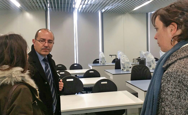 El director general de Universidades e Investigación visita el Campus Universitario de Lorca